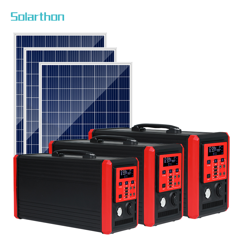 1500w Portable Solar System solar inverter 1KW Complete home Off Grid Solar  Power System-ALLTOP